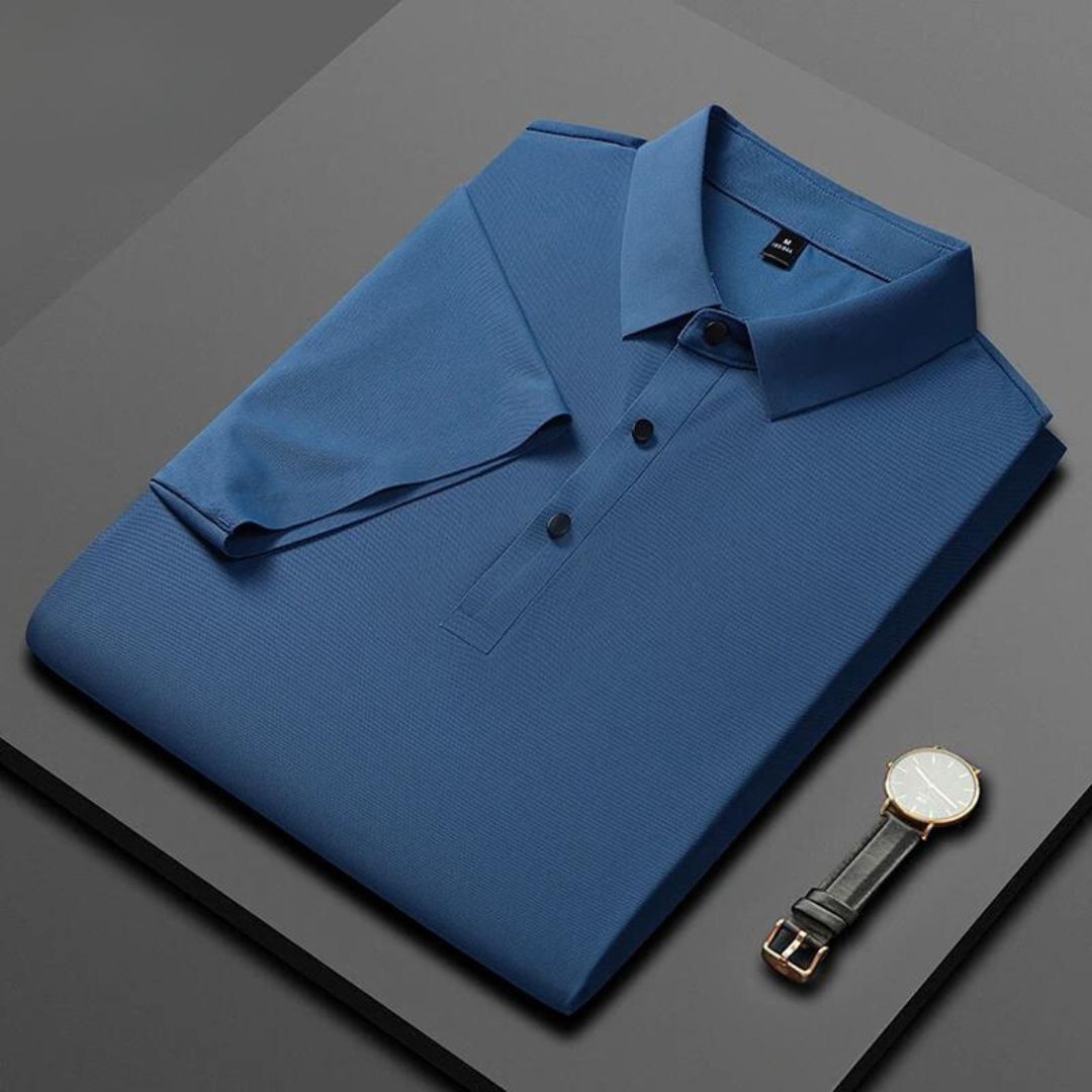 Luxurious Napoli Silk Polo Shirt