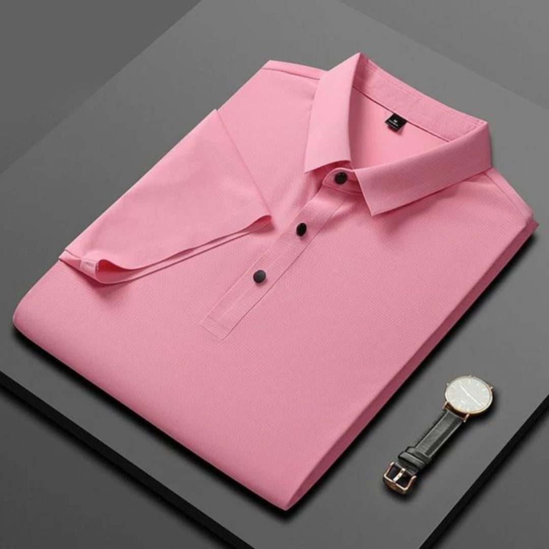 Luxurious Napoli Silk Polo Shirt