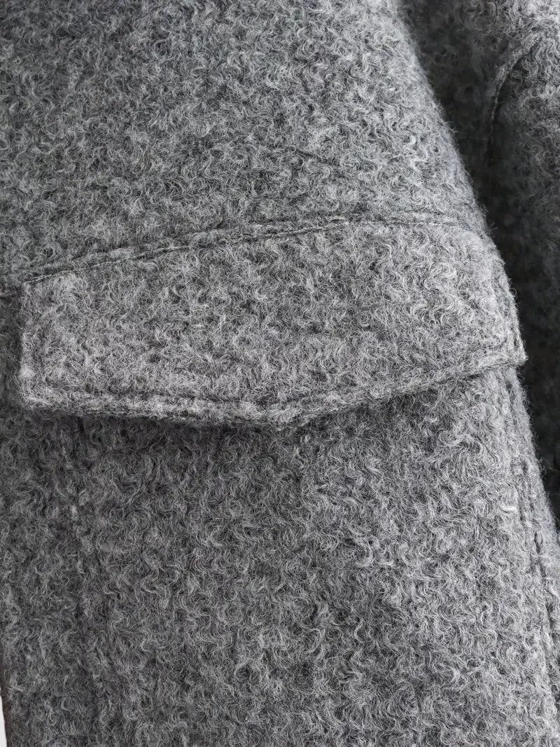 Chic & Cozy: Women's Elegant Fleece Jacket