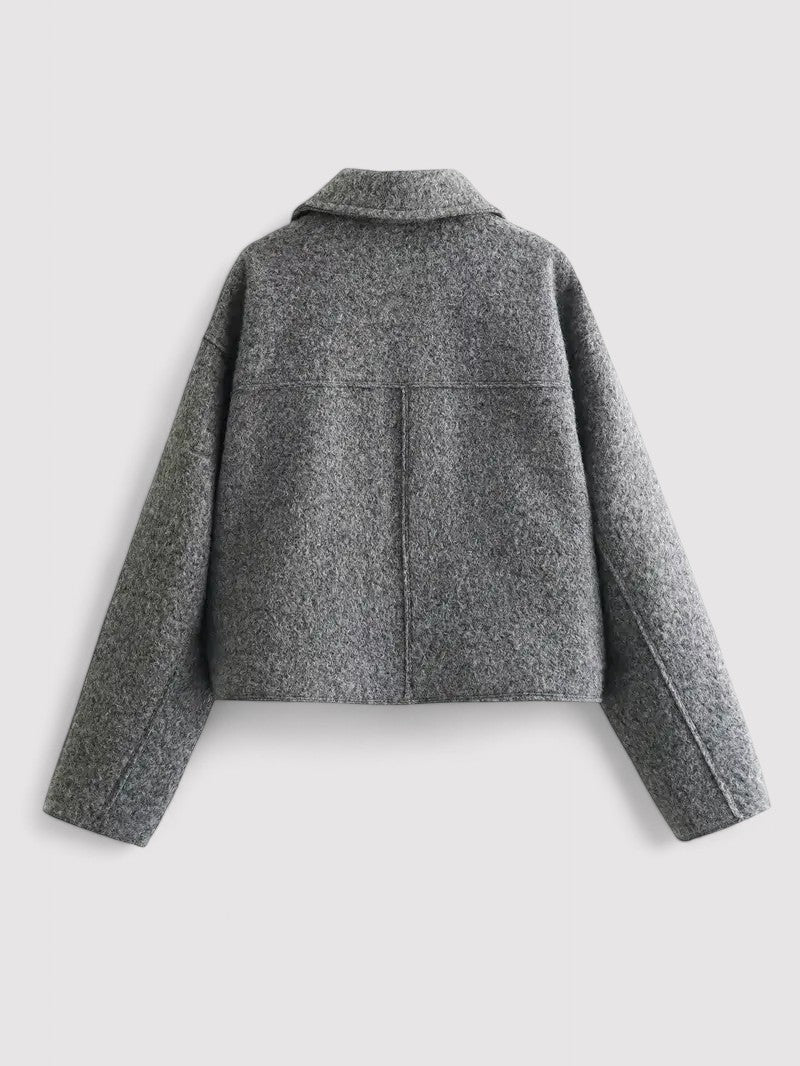 Chic & Cozy: Women's Elegant Fleece Jacket