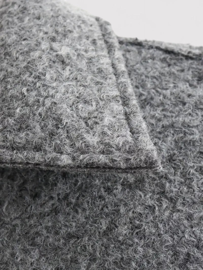 Chic & Cozy: Women's Elegant Fleece Jacket