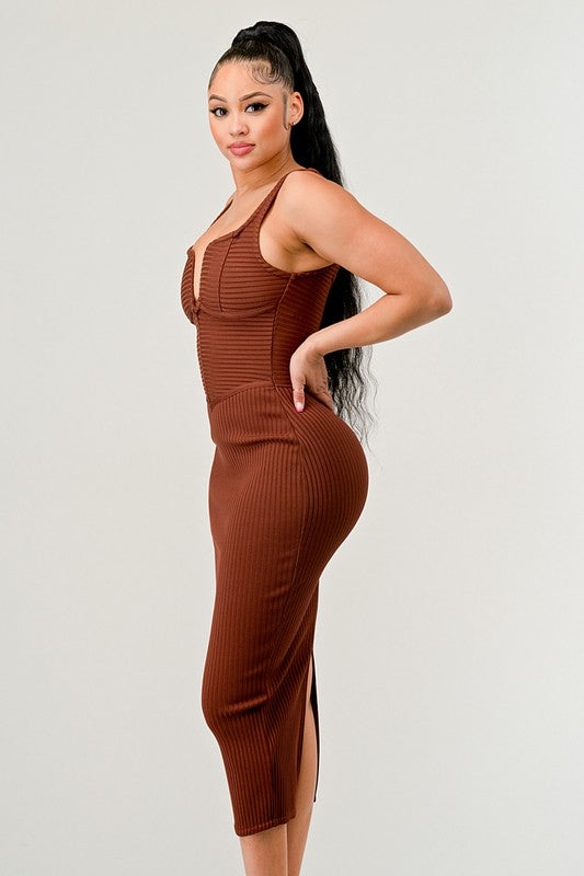 Autumn Breeze Midi Dress