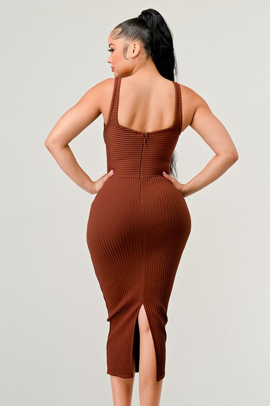 Autumn Breeze Midi Dress