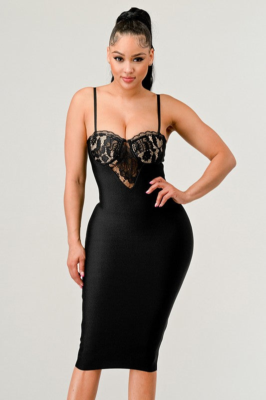 Festive Flair Midi Dress for Cocktail Evenings