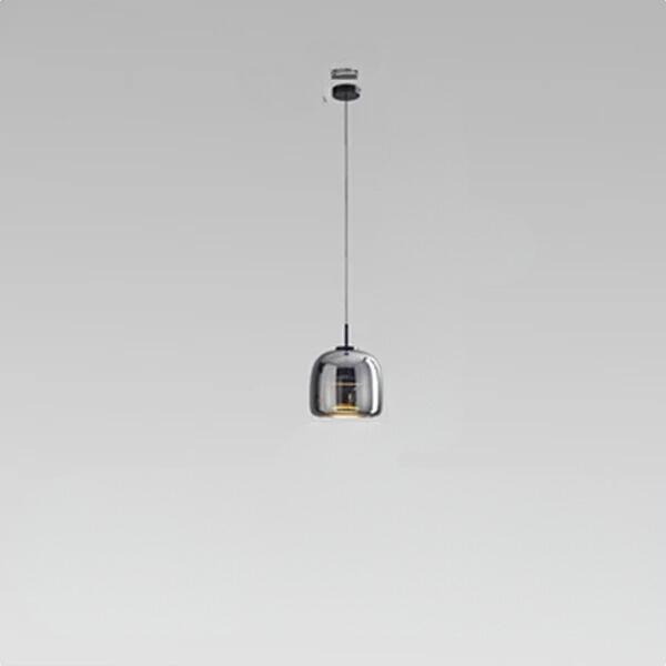 Chic Clear Glass Pendant Light - Embrace Modern Minimalist Sophistication