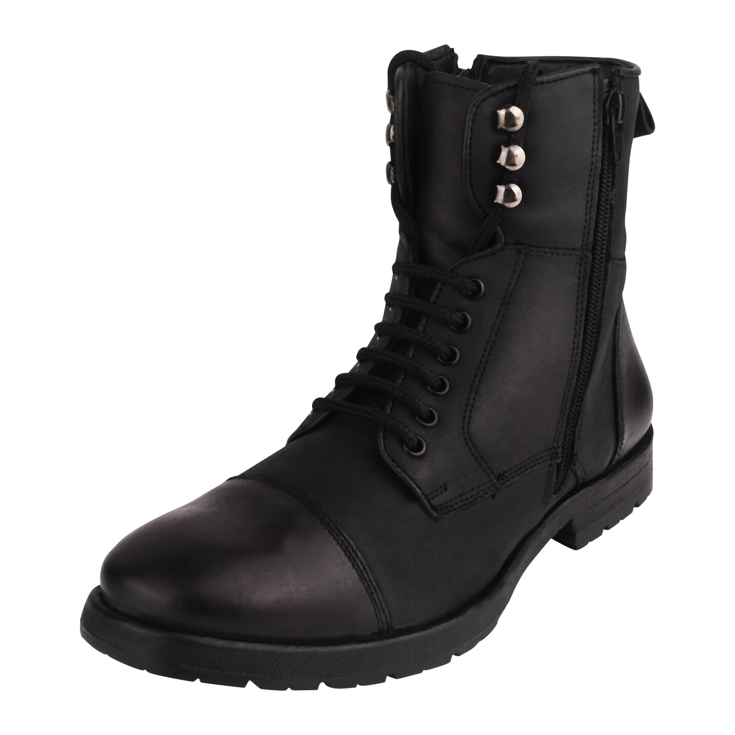Rugged Elegance: Men's Leather Ankle Boots