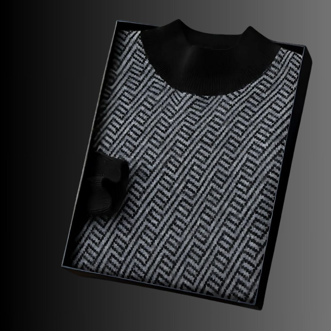 Luxurious Cashmere Jacquard Sweater