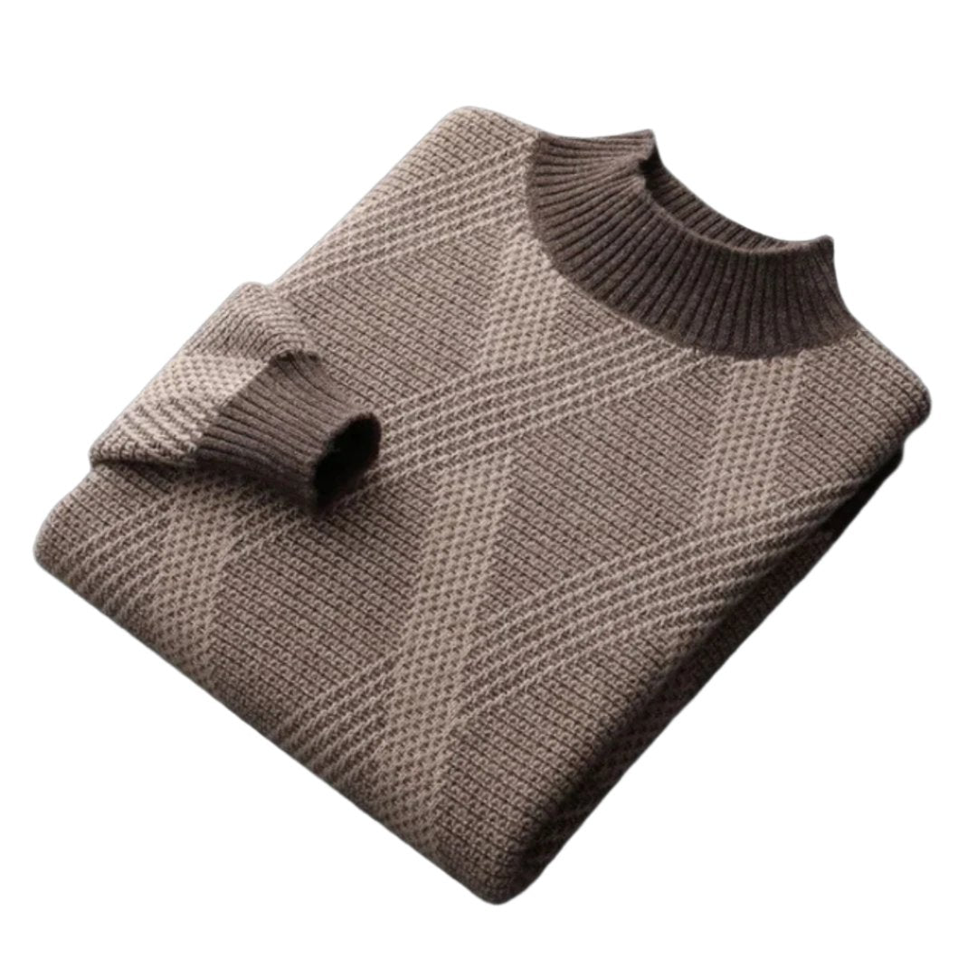 Cozy Pure Wool Sweater for Autumn and Winter
