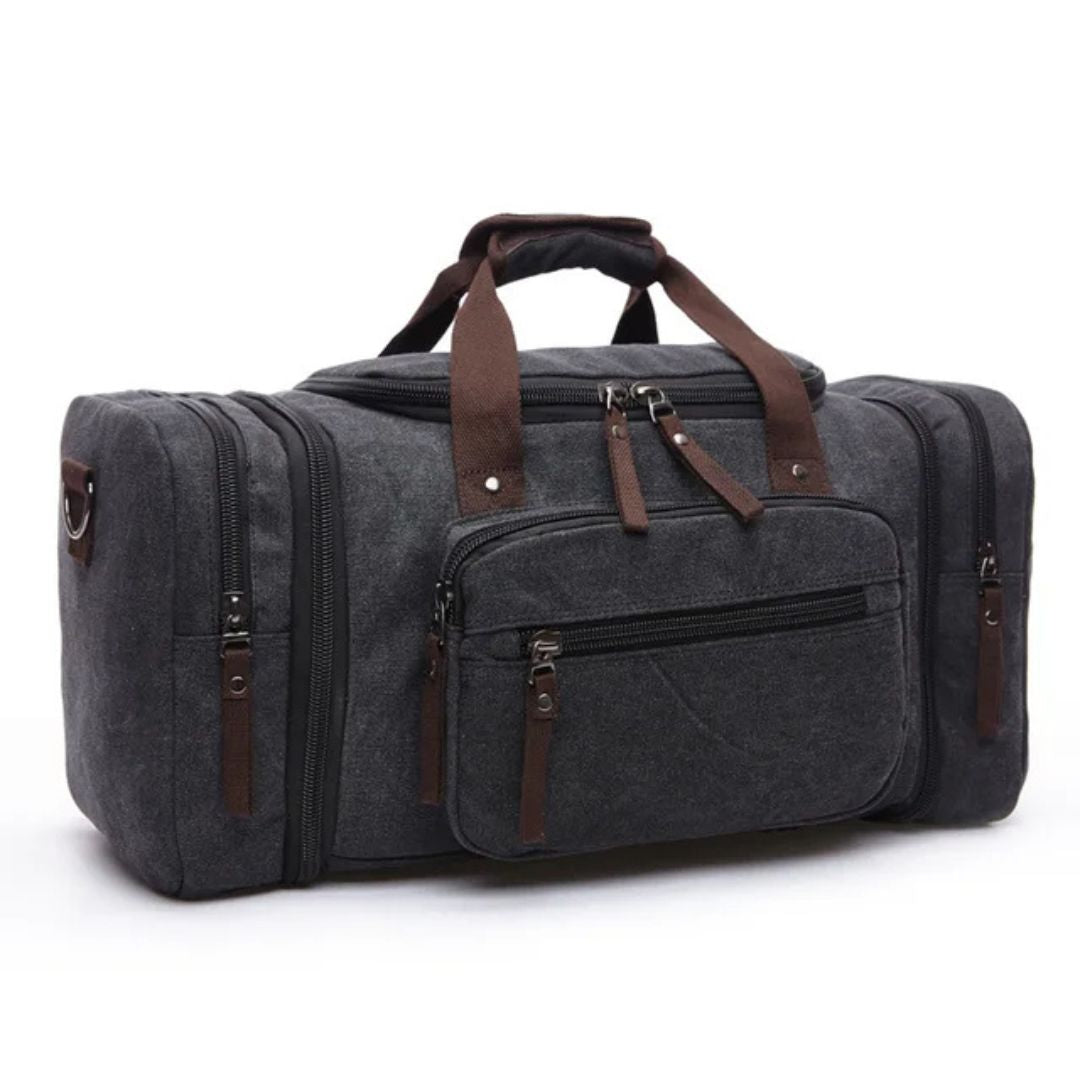Spacious Men's Canvas Travel Bag for Adventures
