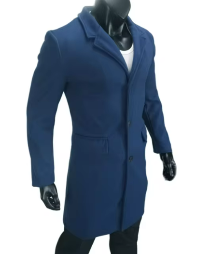 Lassick - Trendy Men's Coat with Elegant Button Closure