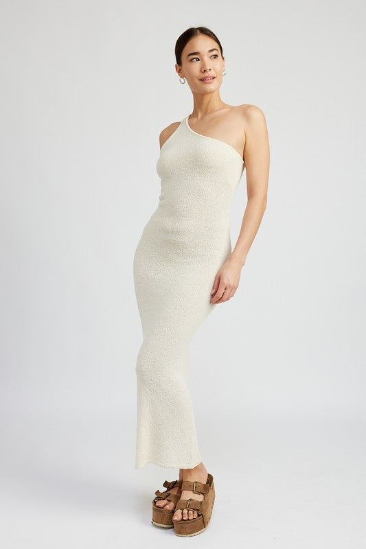 Chic One-Shoulder Maxi Dress
