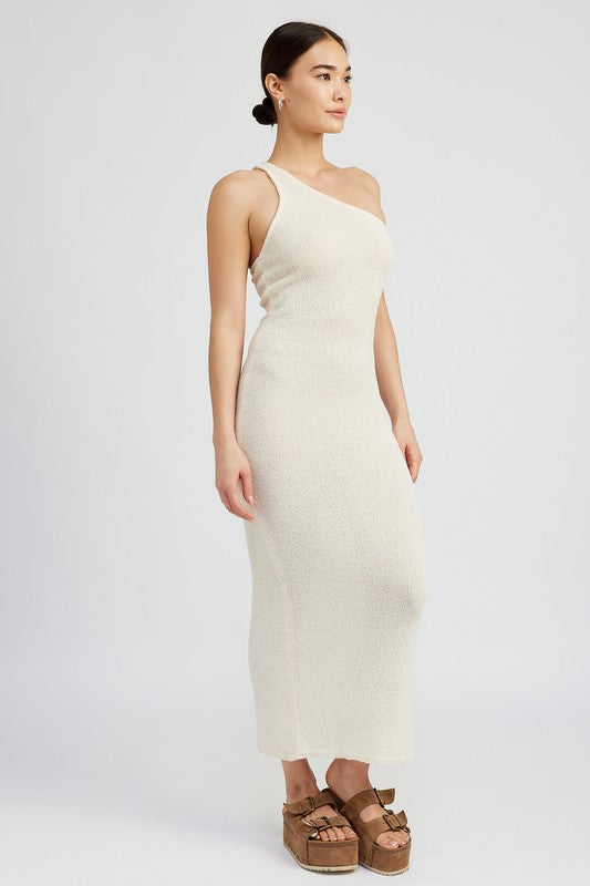 Chic One-Shoulder Maxi Dress