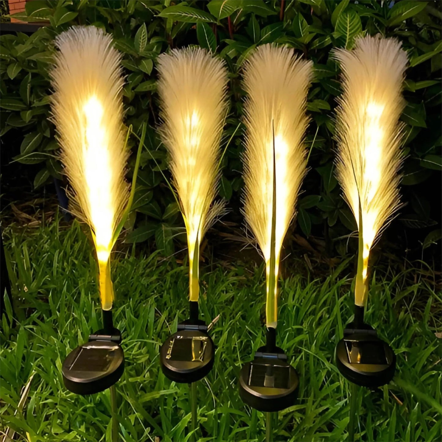 SunGlow | Eco-Friendly Solar-Powered Reed Lamp for Perfect Outdoor Lighting