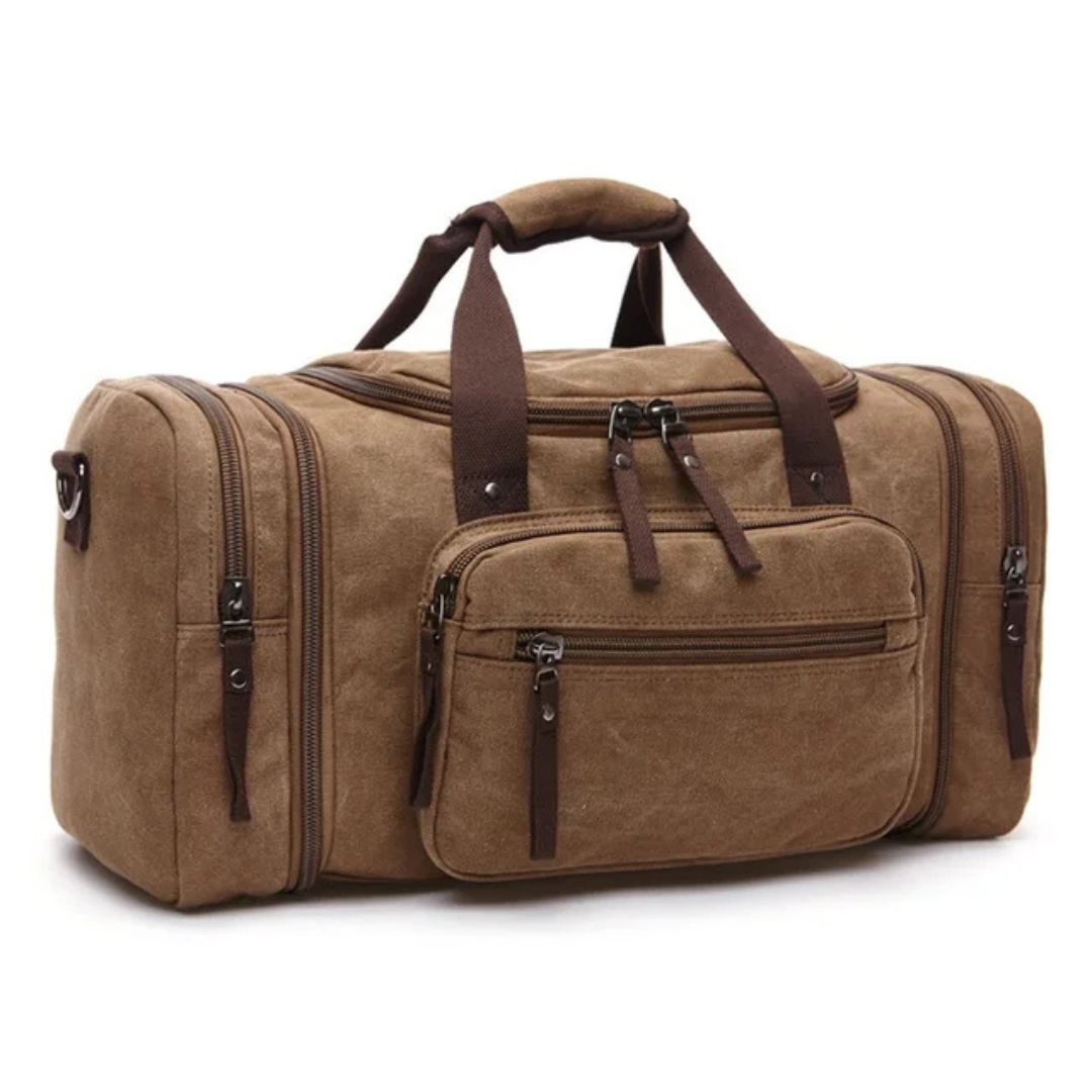 Spacious Men's Canvas Travel Bag for Adventures