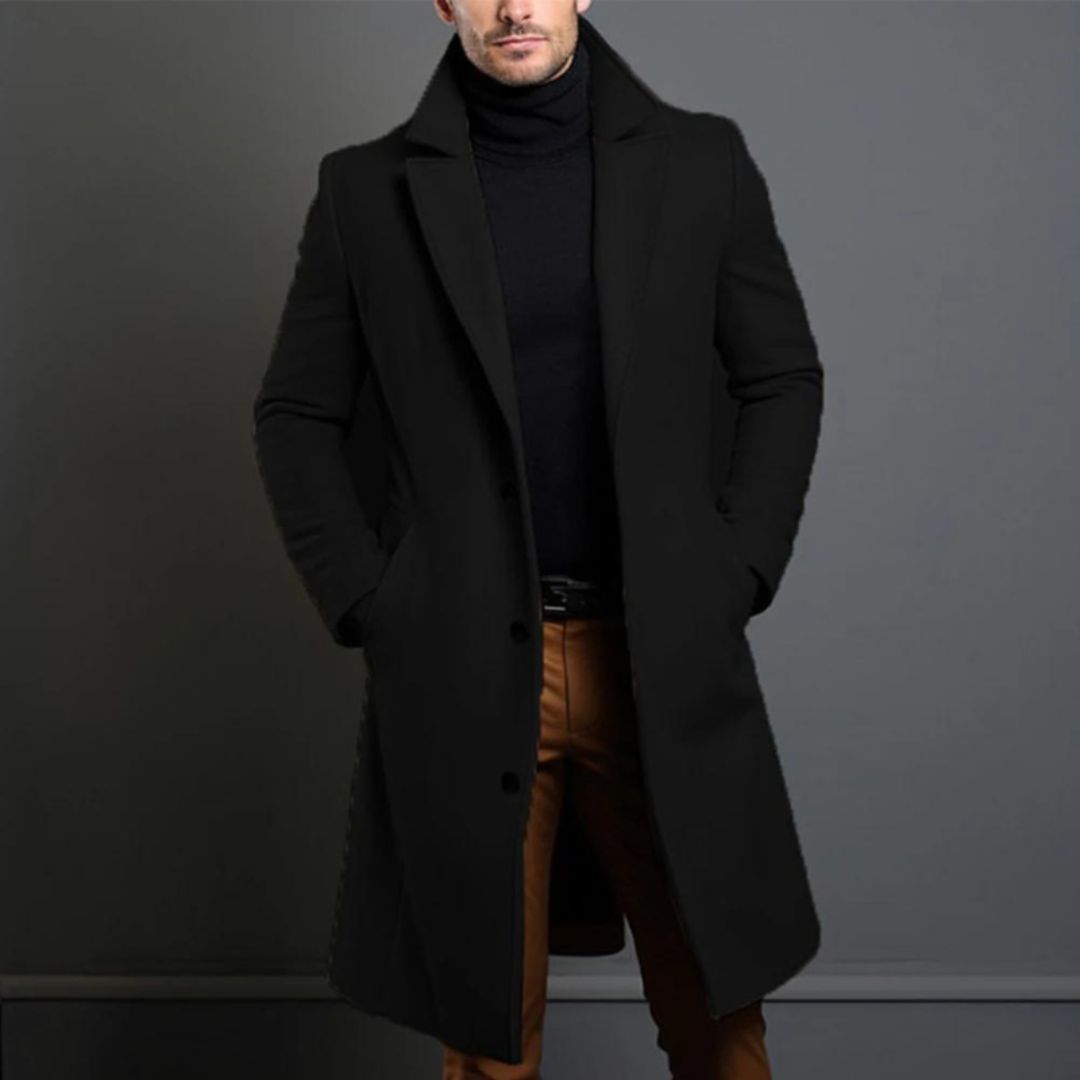 Men's Long Trench Coat