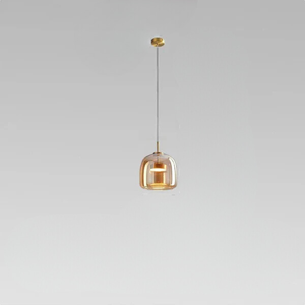Chic Clear Glass Pendant Light - Embrace Modern Minimalist Sophistication