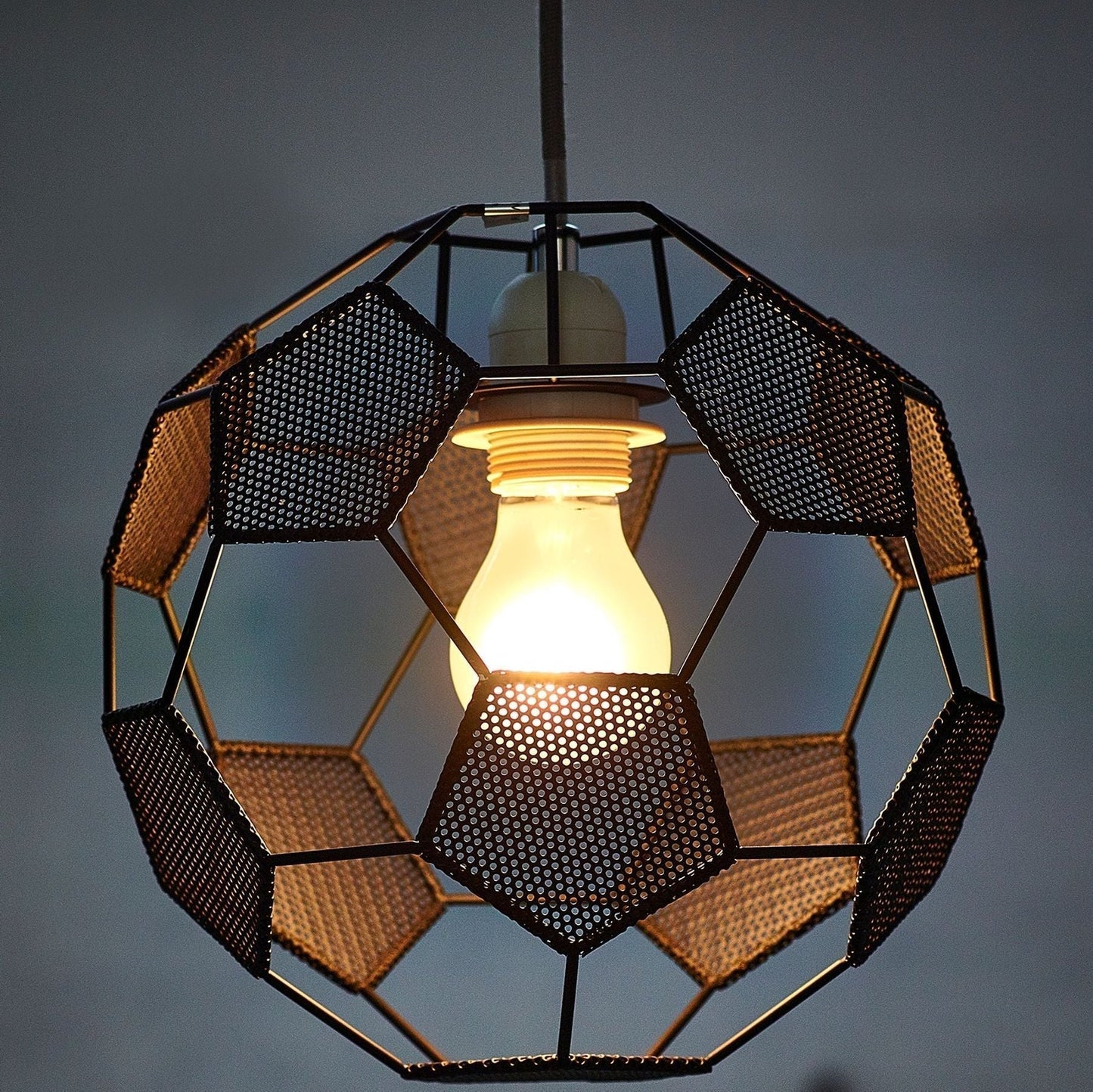 Stylish Soccer Ball Ceiling Light - Perfect for Sports Enthusiasts!