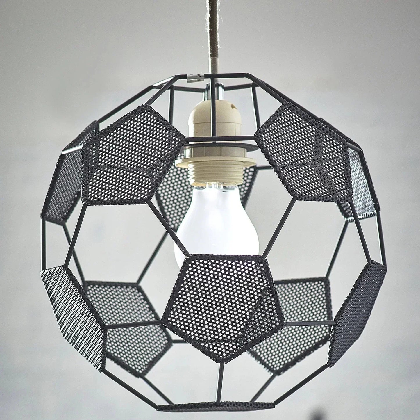 Stylish Soccer Ball Ceiling Light - Perfect for Sports Enthusiasts!
