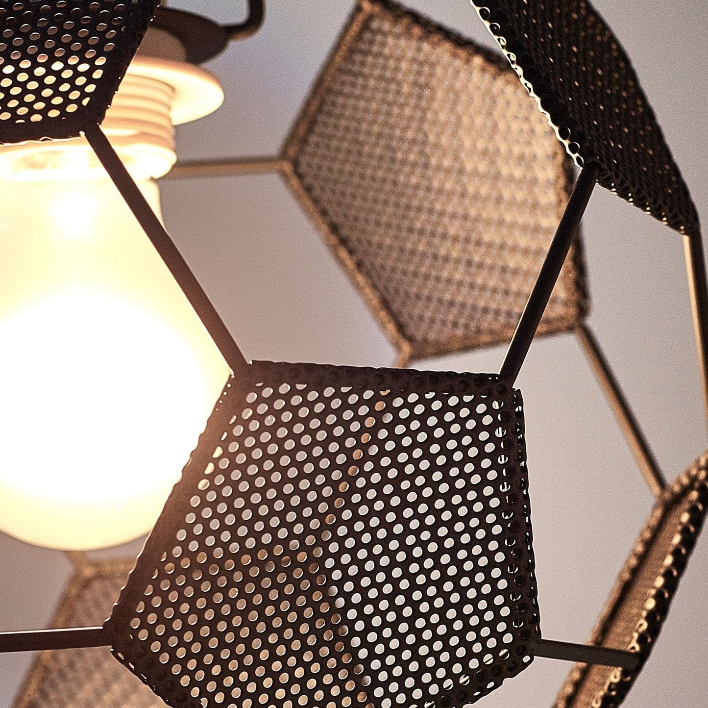 Stylish Soccer Ball Ceiling Light - Perfect for Sports Enthusiasts!