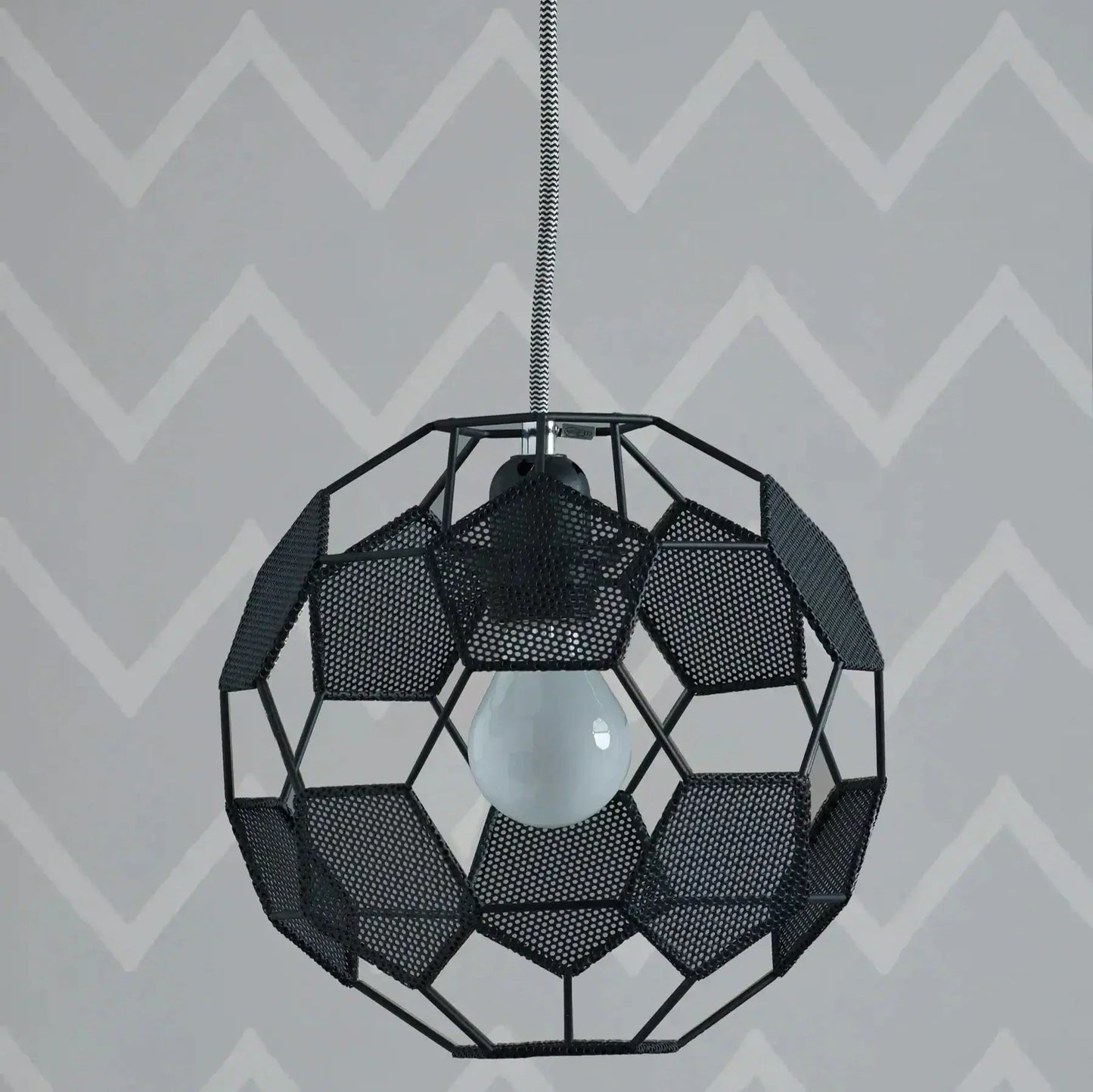 Stylish Soccer Ball Ceiling Light - Perfect for Sports Enthusiasts!