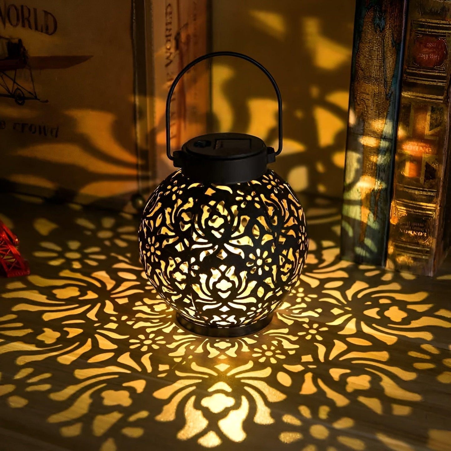EcoLight | Luxe Waterproof Solar Garden Hanging Lamp with Energy-Efficient LED Lighting