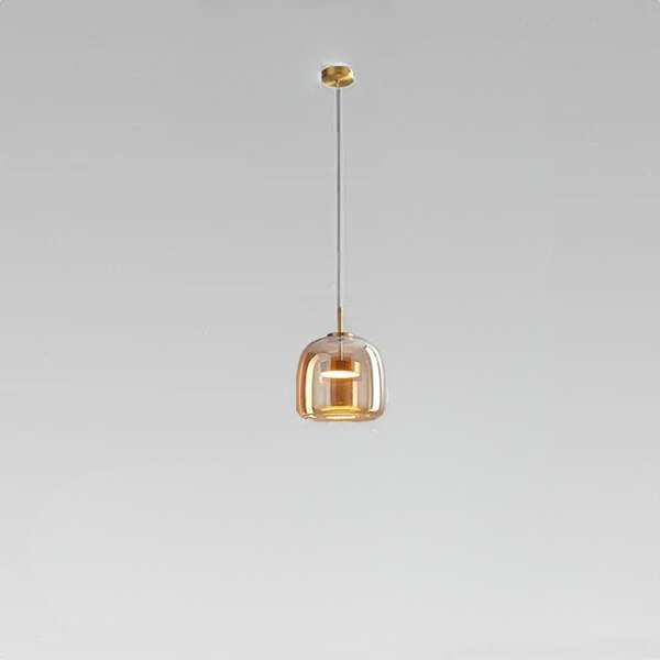 Chic Clear Glass Pendant Light - Embrace Modern Minimalist Sophistication