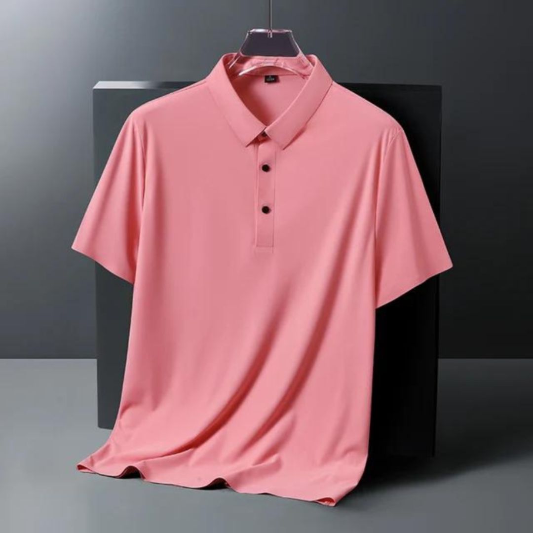 Luxurious Napoli Silk Polo Shirt