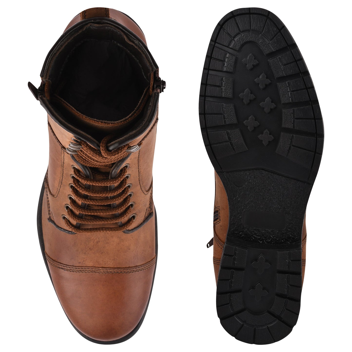 Rugged Elegance: Men's Leather Ankle Boots