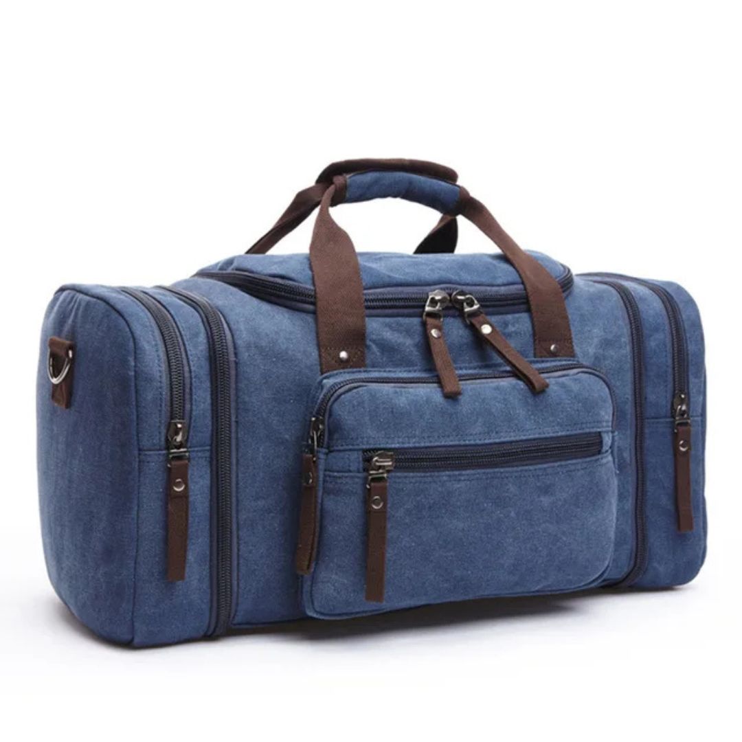 Spacious Men's Canvas Travel Bag for Adventures