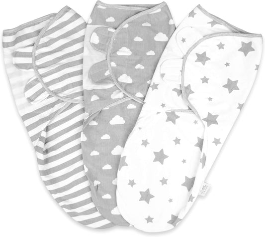3 Pack New Born Baby Cotton Blankets