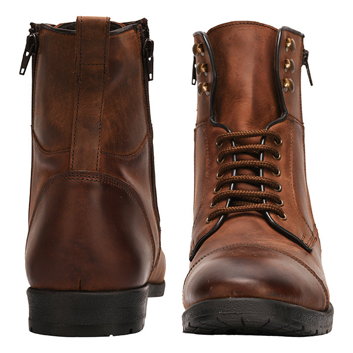 Rugged Elegance: Men's Leather Ankle Boots