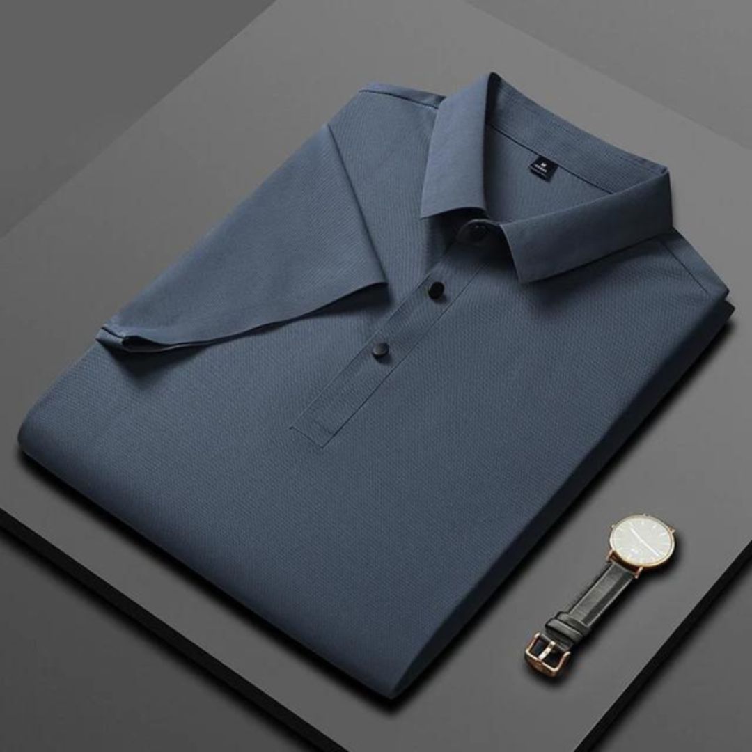 Luxurious Napoli Silk Polo Shirt
