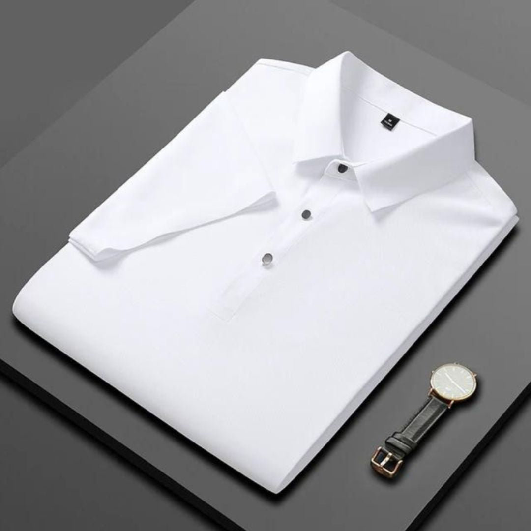 Luxurious Napoli Silk Polo Shirt