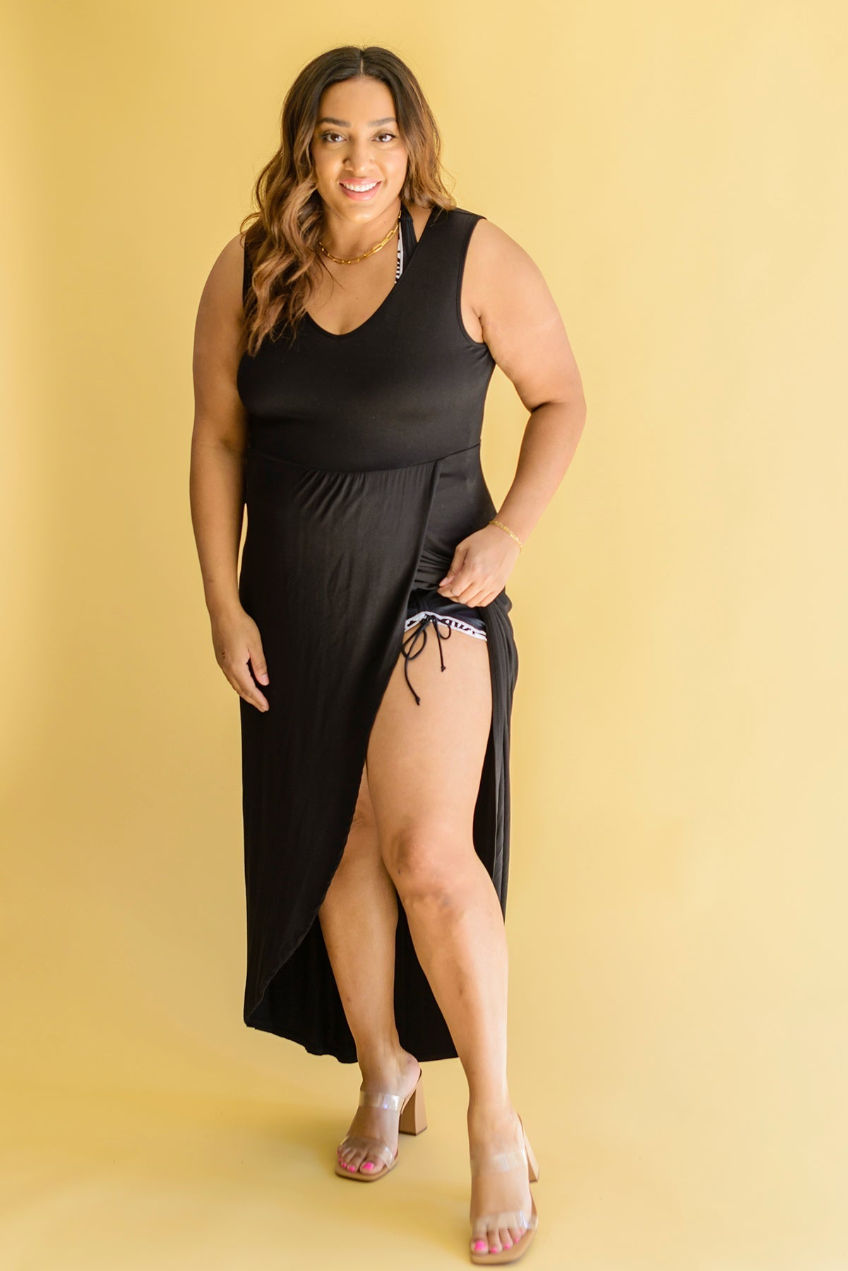Chic Tulip Skirt Maxi Dress for Effortless Style
