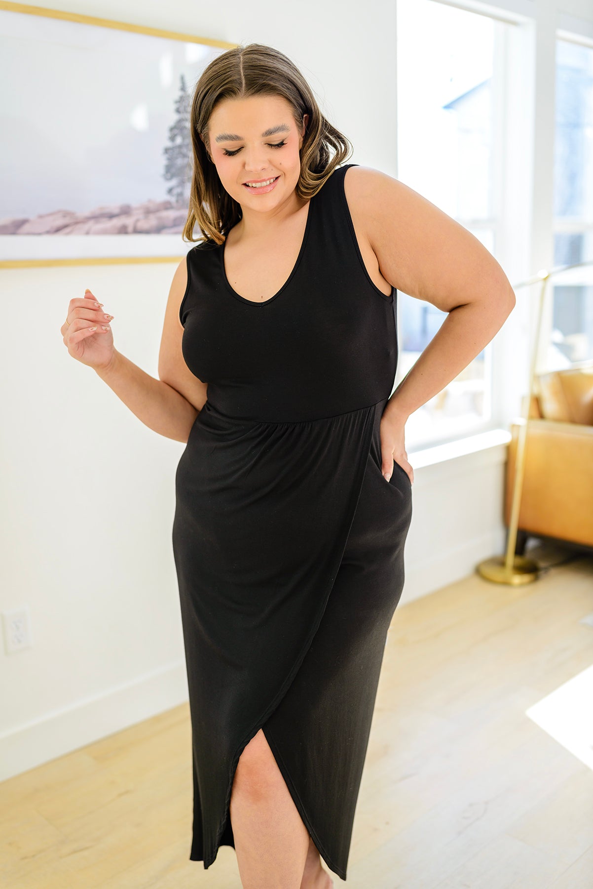 Chic Tulip Skirt Maxi Dress for Effortless Style