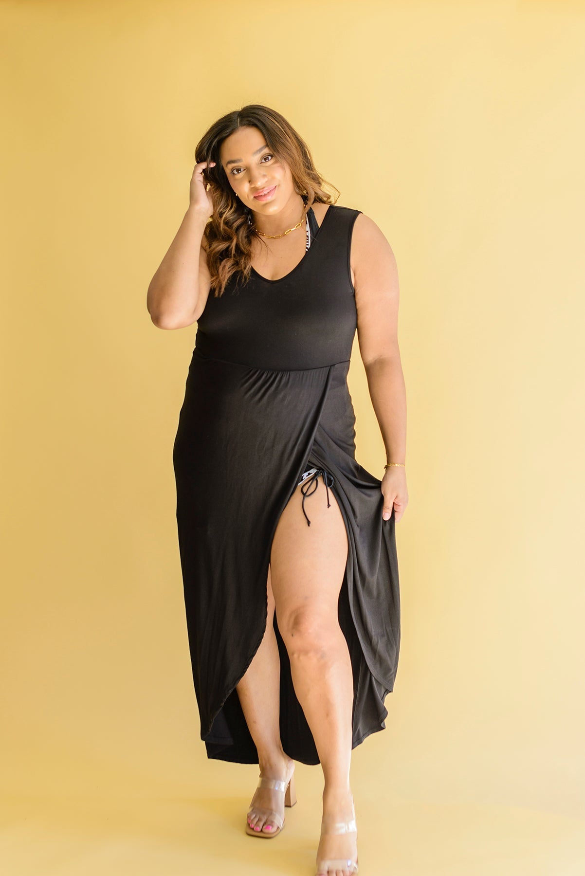 Chic Tulip Skirt Maxi Dress for Effortless Style