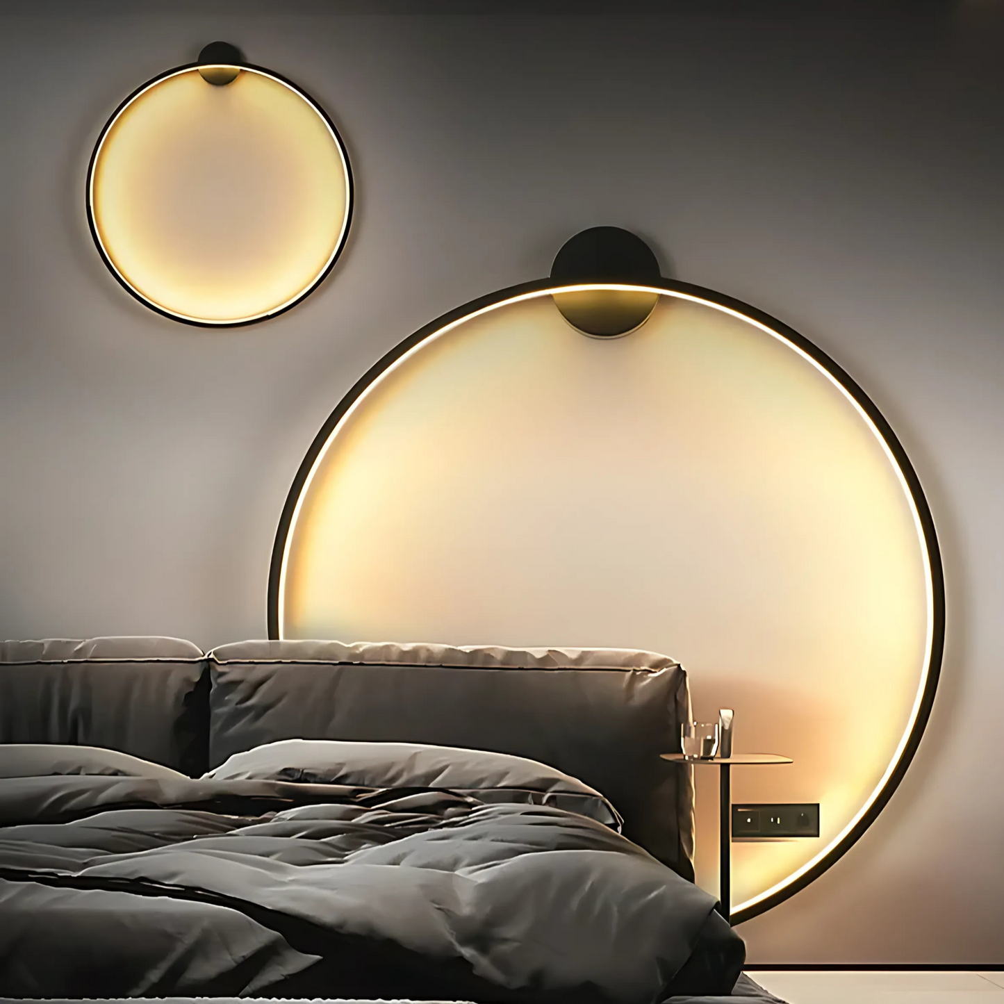 Sleek Round Minimalist LED Wall Sconce