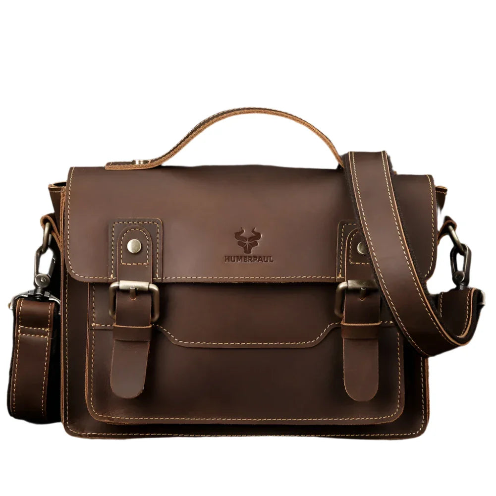 Stylish Leather Messenger Bag for Men
