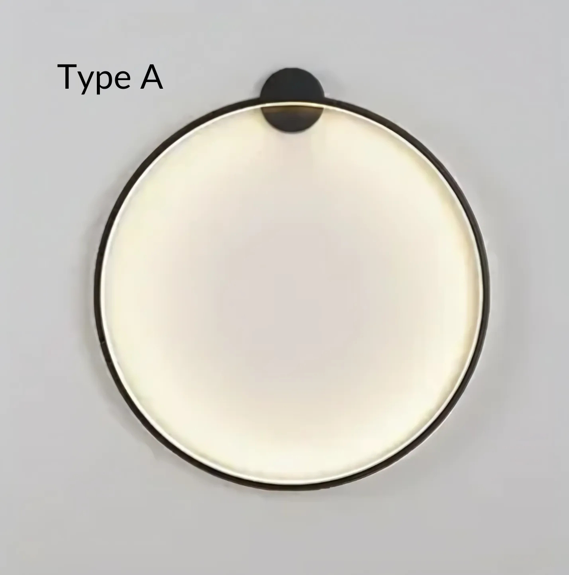 Sleek Round Minimalist LED Wall Sconce