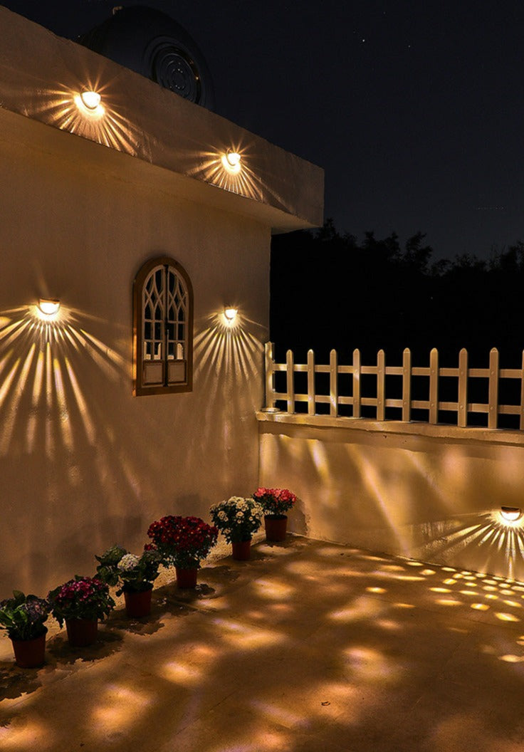 PhantomLight - Modern Solar Wall Lamp for Stylish Outdoor Lighting