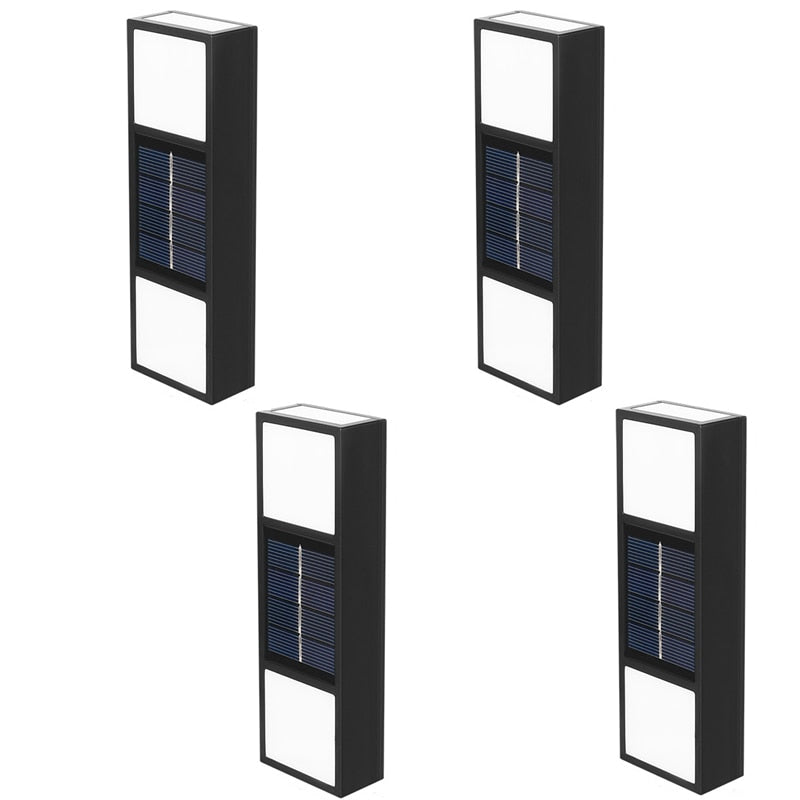 FenceGlow - Outdoor Solar LED Wall Light with Ambient Lighting
