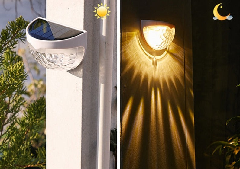 PhantomLight - Modern Solar Wall Lamp for Stylish Outdoor Lighting