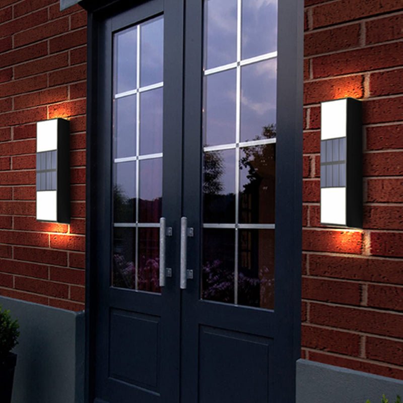 FenceGlow - Outdoor Solar LED Wall Light with Ambient Lighting