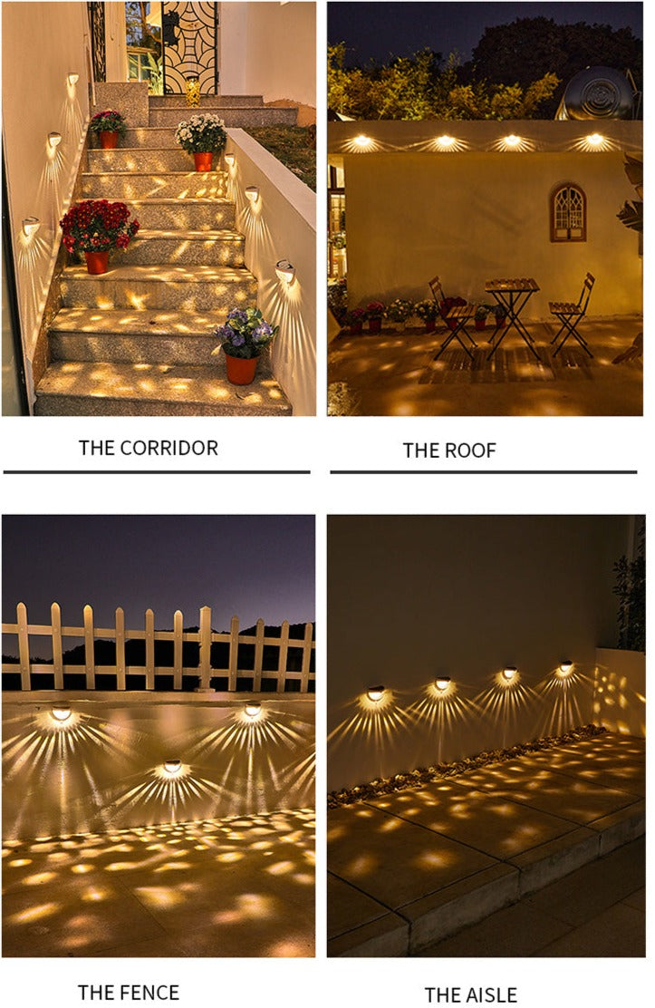 PhantomLight - Modern Solar Wall Lamp for Stylish Outdoor Lighting