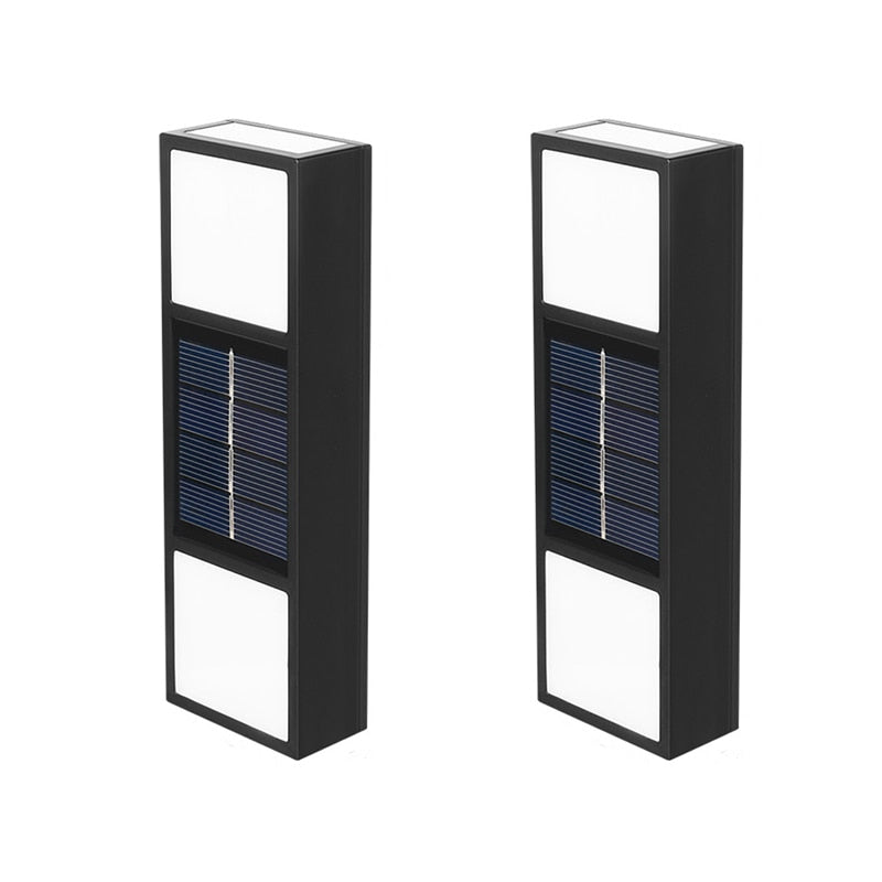 FenceGlow - Outdoor Solar LED Wall Light with Ambient Lighting