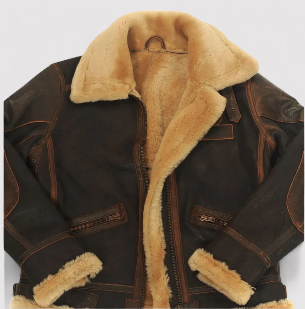 Vintage Inspired Men's Classic Pilot Jacket