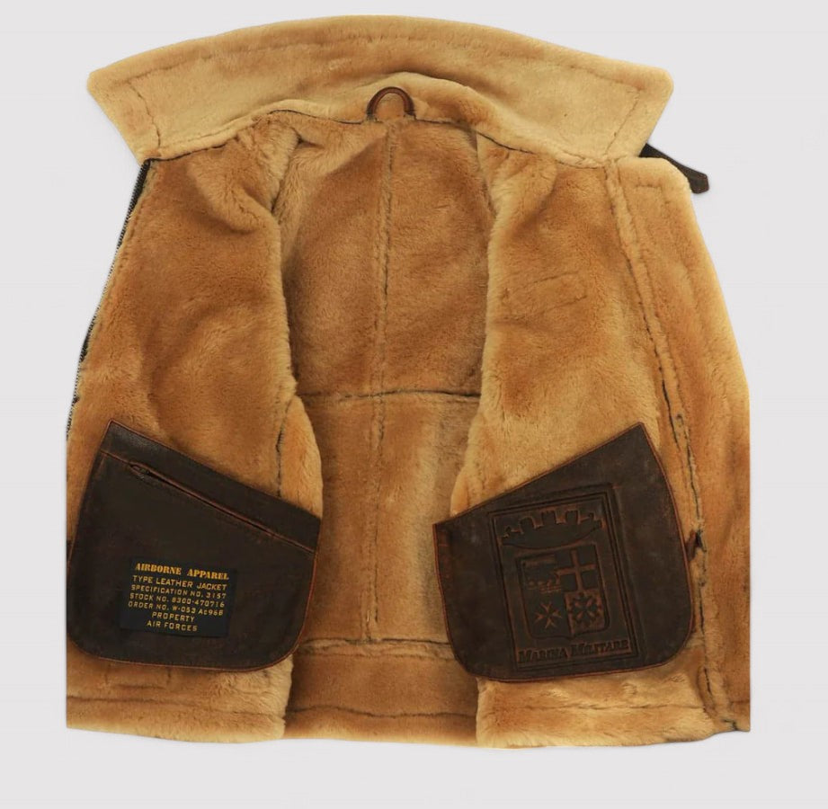 Vintage Inspired Men's Classic Pilot Jacket
