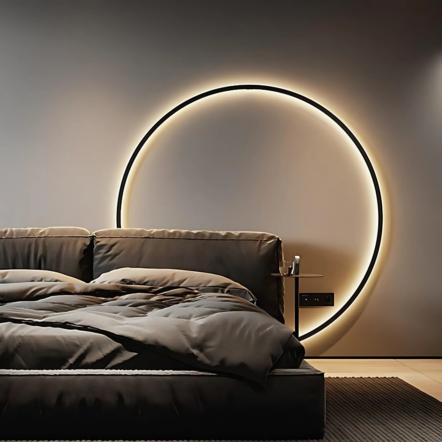 Sleek Round Minimalist LED Wall Sconce