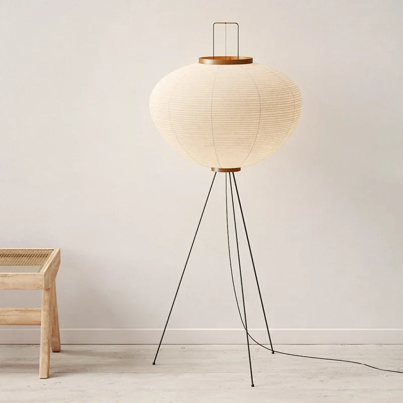 Elegant Japanese Paper Floor Lamp