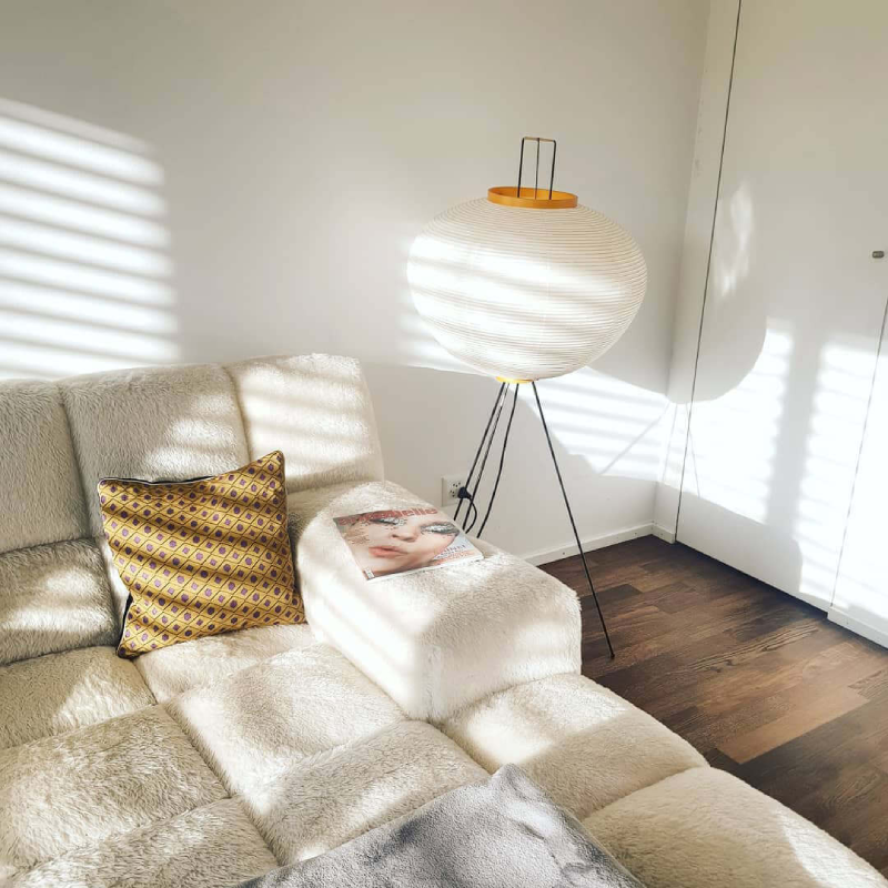 Elegant Japanese Paper Floor Lamp